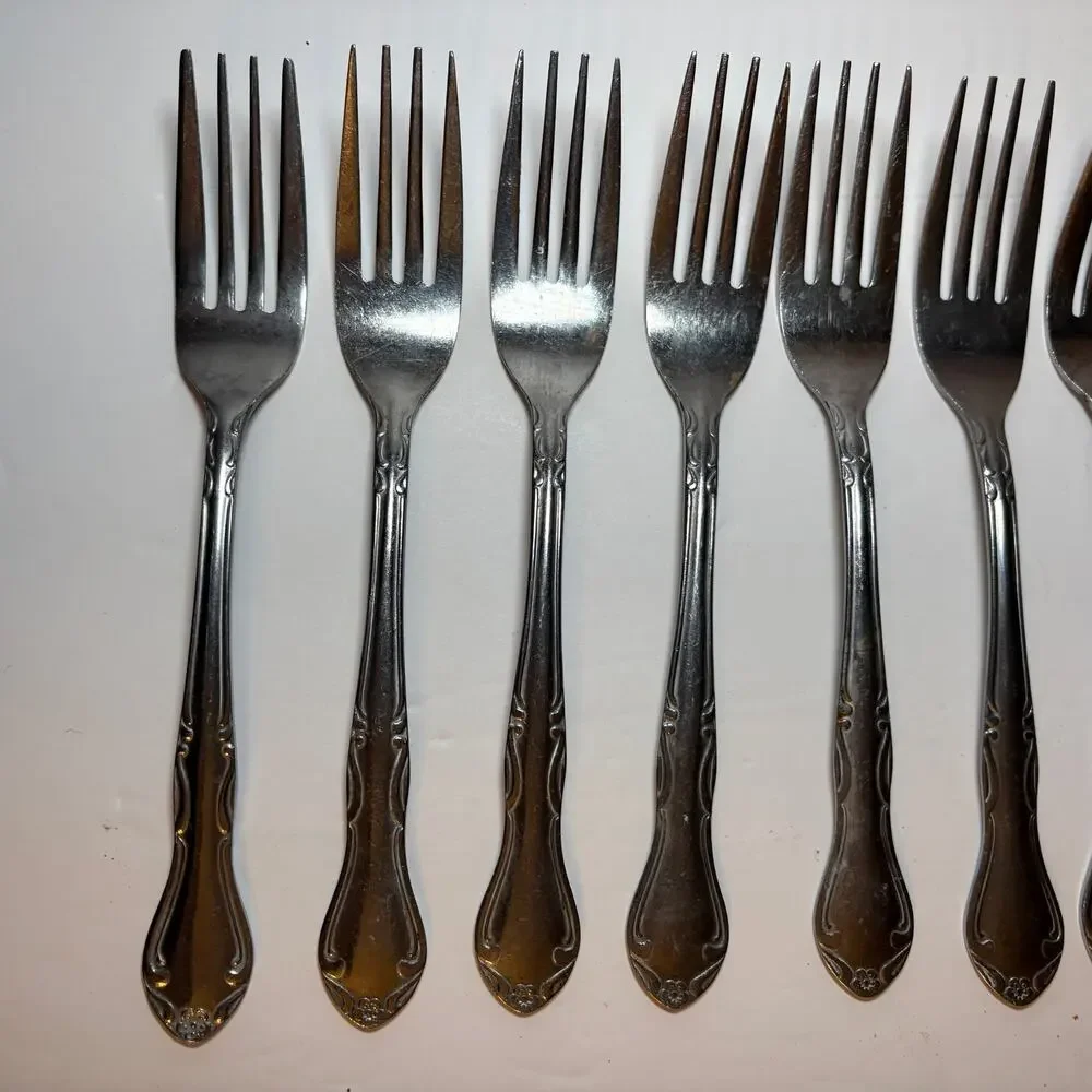 Delco Melinda Stainless Steel Set 8 Forks